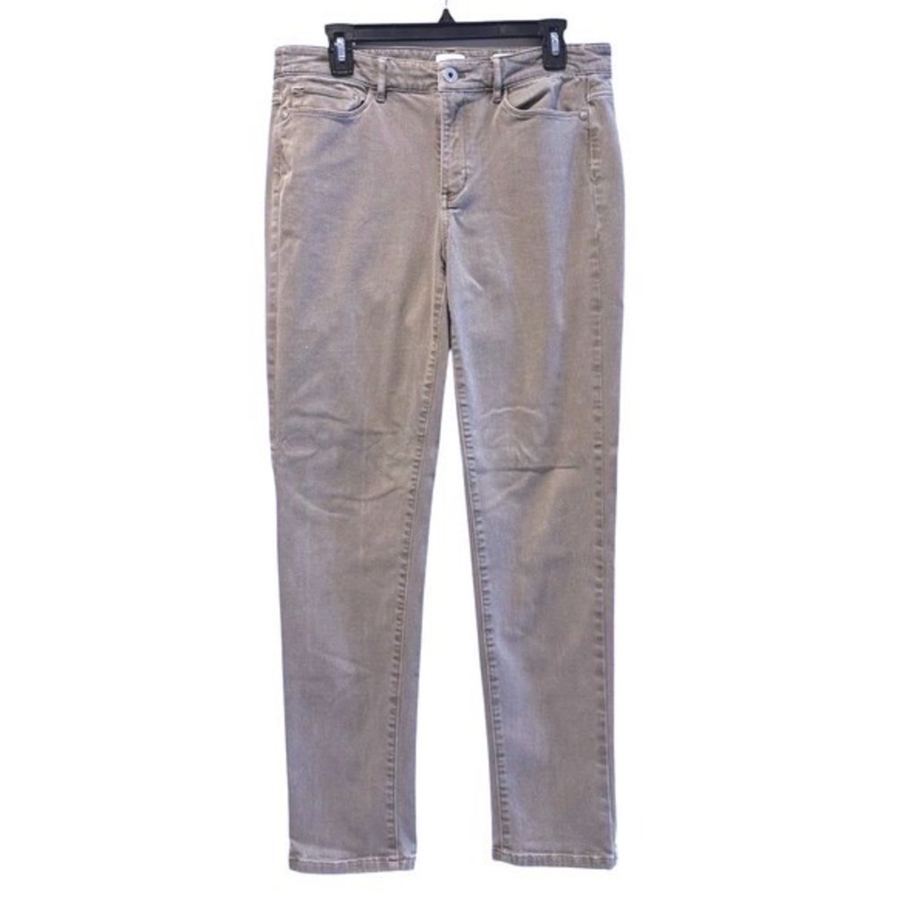 J. Jill Boyfriend Straight-Leg Ankle Jeans Gray Excellent Womens 10